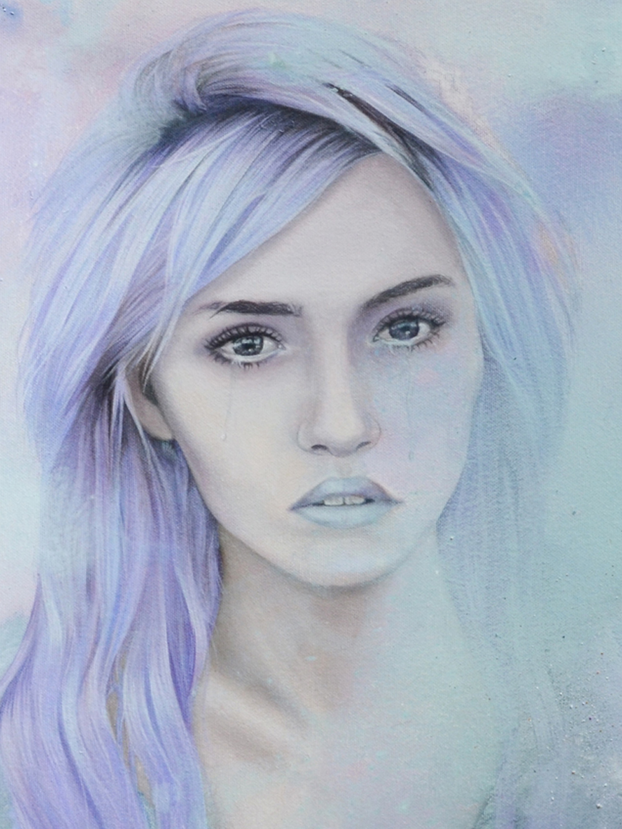 Anielka Hampson Painting Deflated Debbie